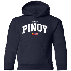 Half Pinoy FILAM Flag Youth Pullover Hoodie