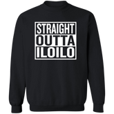 Straight Outta Iloilo Unisex Crewneck Pullover Sweatshirt