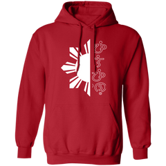 Filipino in Baybayin Script Half Sun Unisex Pullover Hoodie