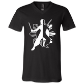 Kali Eskrima Ying Yang Unisex Jersey V-Neck T-Shirt
