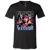 Filipino Street Warrior Unisex Jersey V-Neck T-Shirt