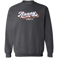Nanay I Love U Unisex Crewneck Pullover Sweatshirt