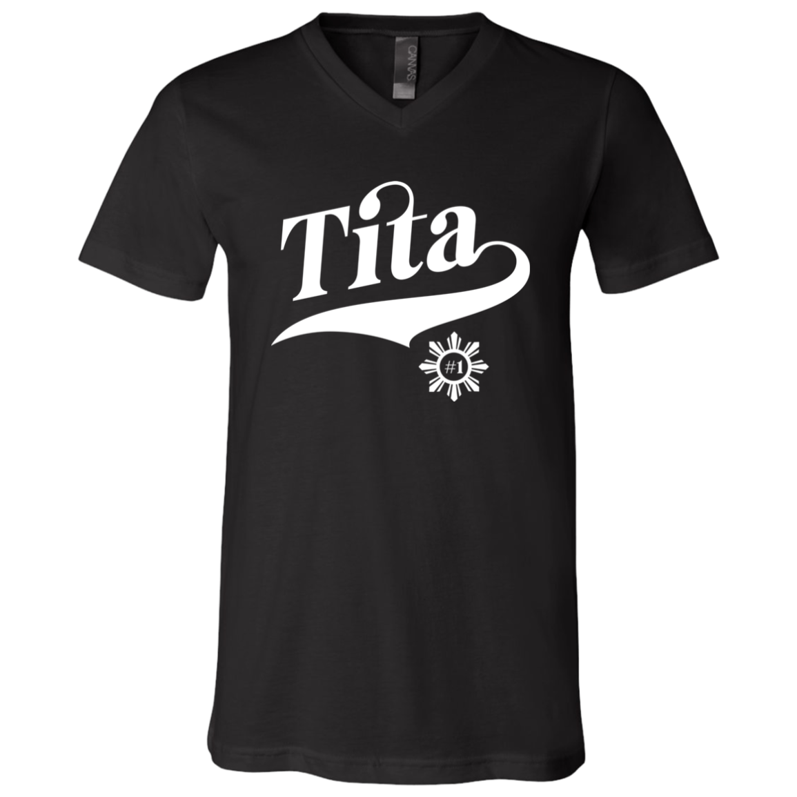Number One Tita Unisex Jersey V-Neck T-Shirt