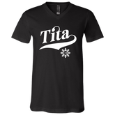 Number One Tita Unisex Jersey V-Neck T-Shirt