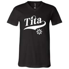 Number One Tita Unisex Jersey V-Neck T-Shirt