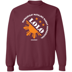 Matalino Mapagmahal Lolo Unisex Crewneck Pullover Sweatshirt