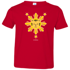 Kids  Yellow Sun Tiger Toddler Jersey T-Shirt