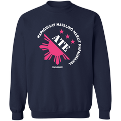 Matalino Mapagmahal Ate Unisex Crewneck Pullover Sweatshirt