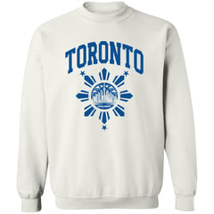 Toronto with Sun and Stars Unisex Crewneck Pullover Sweatshirt