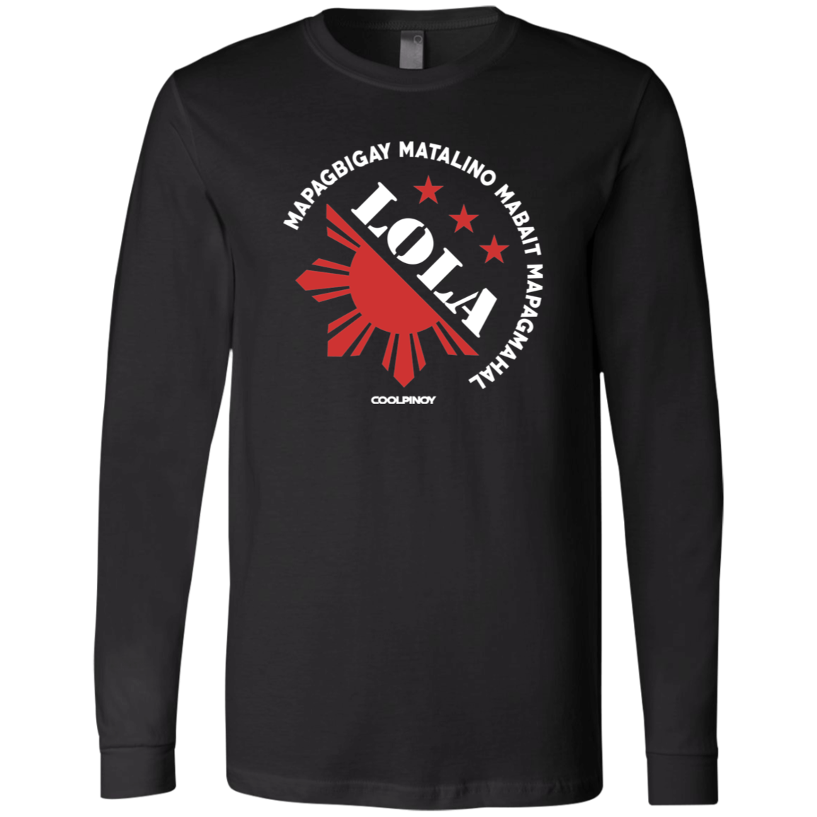 Matalino Mapagmahal Lola Unisex Jersey Long Sleeve T-Shirt