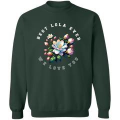 Best Lola Ever Unisex Crewneck Pullover Sweatshirt
