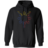 Sun and Stars Outline Unisex Pullover Hoodie