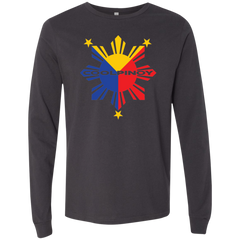 CoolPinoy Tricolor Unisex Jersey Long Sleeve T-Shirt