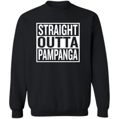 Straight Outta Pampanga Unisex Crewneck Pullover Sweatshirt