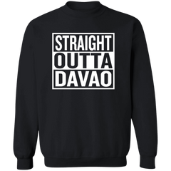 Straight Outta Davao Unisex Crewneck Pullover Sweatshirt