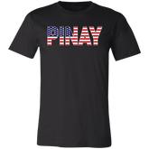 Pinay with US Flag Embedded Unisex Jersey T-Shirt