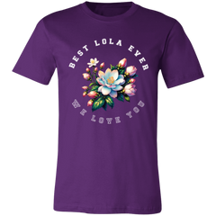 Best Lola Ever Unisex Jersey T-Shirt
