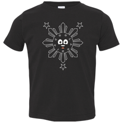Kids CoolPinoy Sun and Stars Toddler Jersey T-Shirt