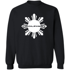 CoolPinoy Mid White Unisex Crewneck Pullover Sweatshirt