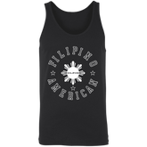 Filipino American White Sun Unisex Cotton Tank Top
