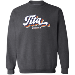 Tita I Love U Unisex Crewneck Pullover Sweatshirt
