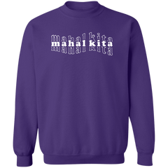 Mahal Kita Mesh Warp Unisex Crewneck Pullover Sweatshirt