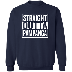 Straight Outta Pampanga Unisex Crewneck Pullover Sweatshirt