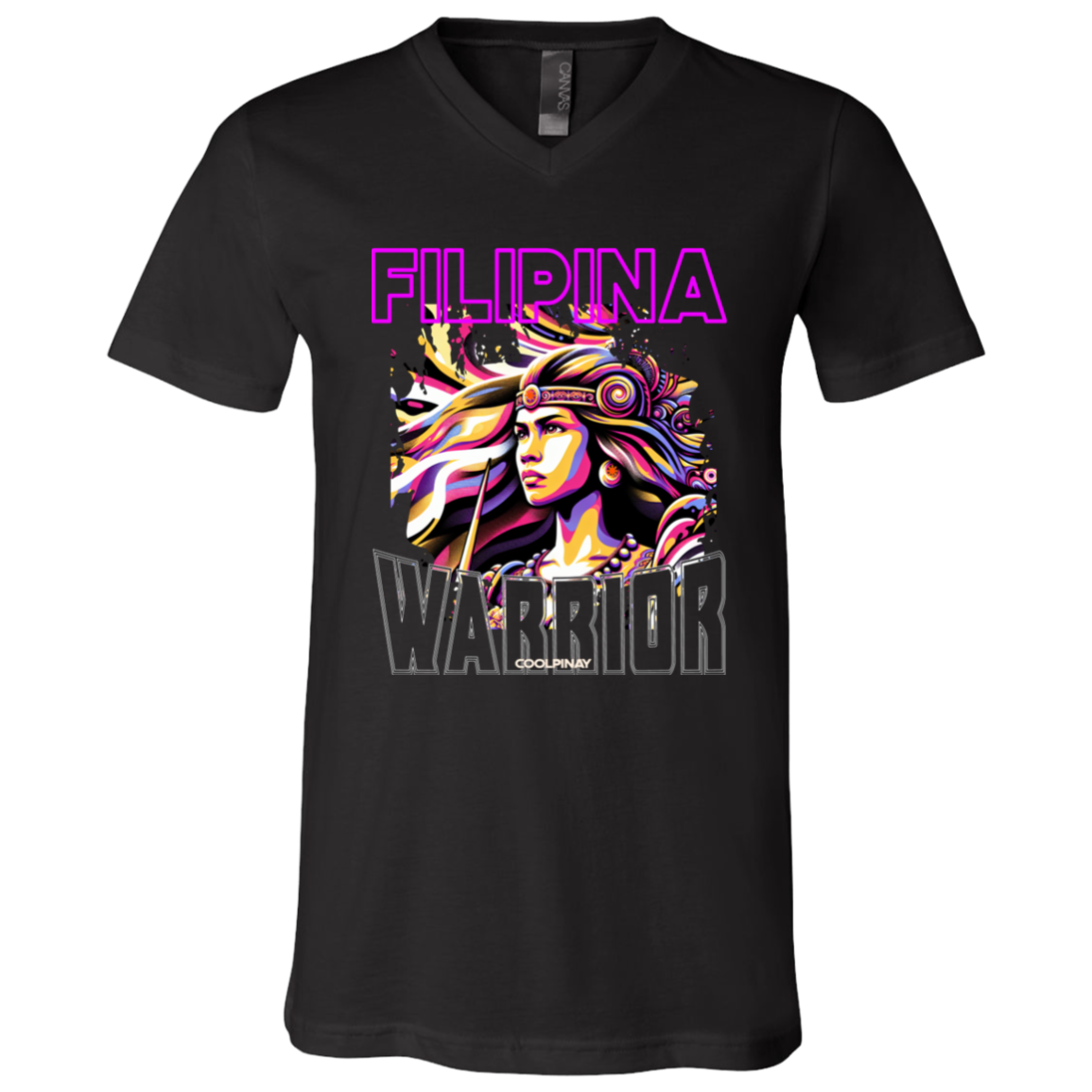 Filipina Warrior Princess Unisex Jersey V-Neck T-Shirt