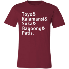 Toyo Kalamansi Suka Bagoong Patis Unisex Jersey T-Shirt