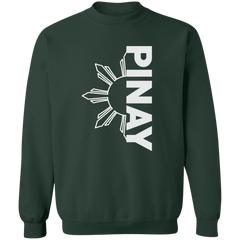 Pinay in Vertical Half Sun Unisex Crewneck Pullover Sweatshirt