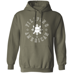 Filipino American White Sun Unisex Pullover Hoodie