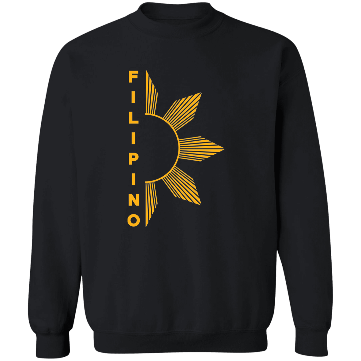 Filipino Half Sun Unisex Crewneck Pullover Sweatshirt