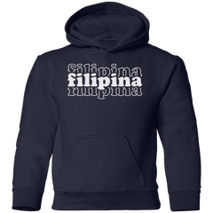 Filipina Triple Youth Pullover Hoodie