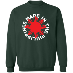 Made in the Philippines Red Sun Unisex Crewneck Pullover Sweatshirt