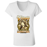 Pinay Warrior Ladies' Jersey V-Neck T-Shirt