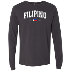 Filipino Est 1898 Unisex Jersey Long Sleeve T-Shirt