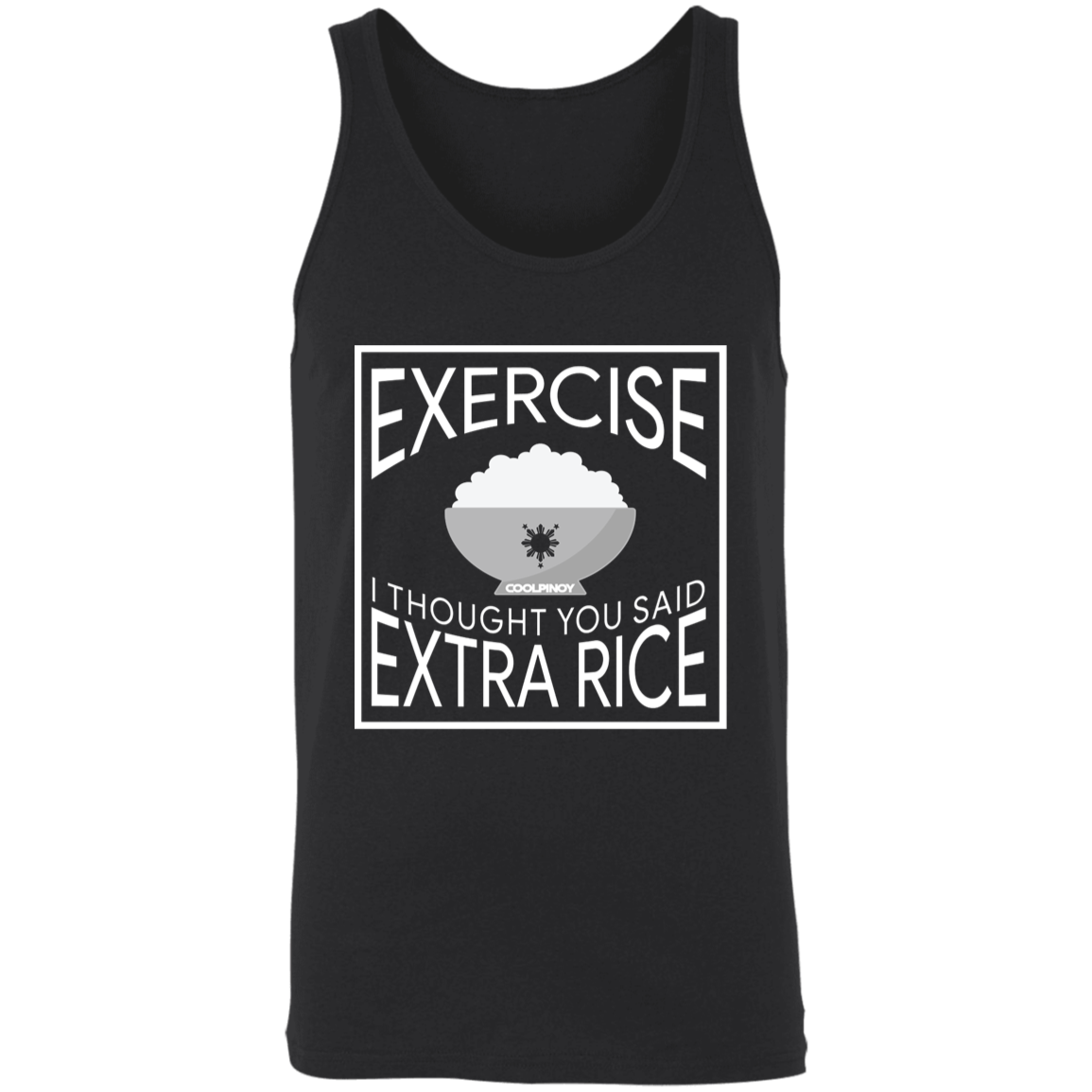 Exercise I Thought You Said Extra Rice Unisex Cotton Tank Top