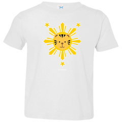 Kids  Yellow Sun Tiger Toddler Jersey T-Shirt