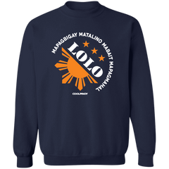 Matalino Mapagmahal Lolo Unisex Crewneck Pullover Sweatshirt