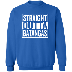 Straight Outta Batangas Unisex Crewneck Pullover Sweatshirt