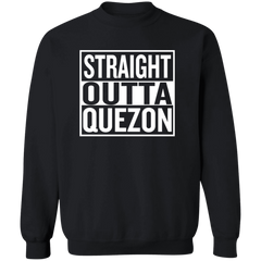 Straight Outta Quezon Unisex Crewneck Pullover Sweatshirt