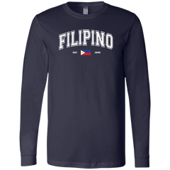 Filipino Est 1898 Unisex Jersey Long Sleeve T-Shirt