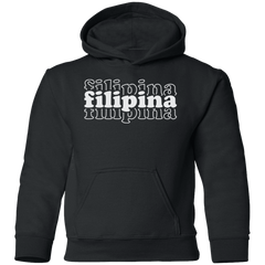 Filipina Triple Youth Pullover Hoodie