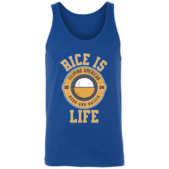 RIce is Life  Unisex Cotton Tank Top