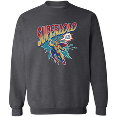 Super Lolo To The Rescue Unisex Crewneck Pullover Sweatshirt