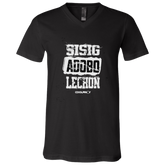 Sisig Adobo Lechon Unisex Jersey V-Neck T-Shirt