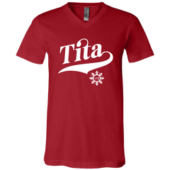 Number One Tita Unisex Jersey V-Neck T-Shirt
