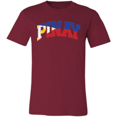 Pinay with Flag Embedded Unisex Jersey T-Shirt
