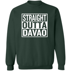 Straight Outta Davao Unisex Crewneck Pullover Sweatshirt