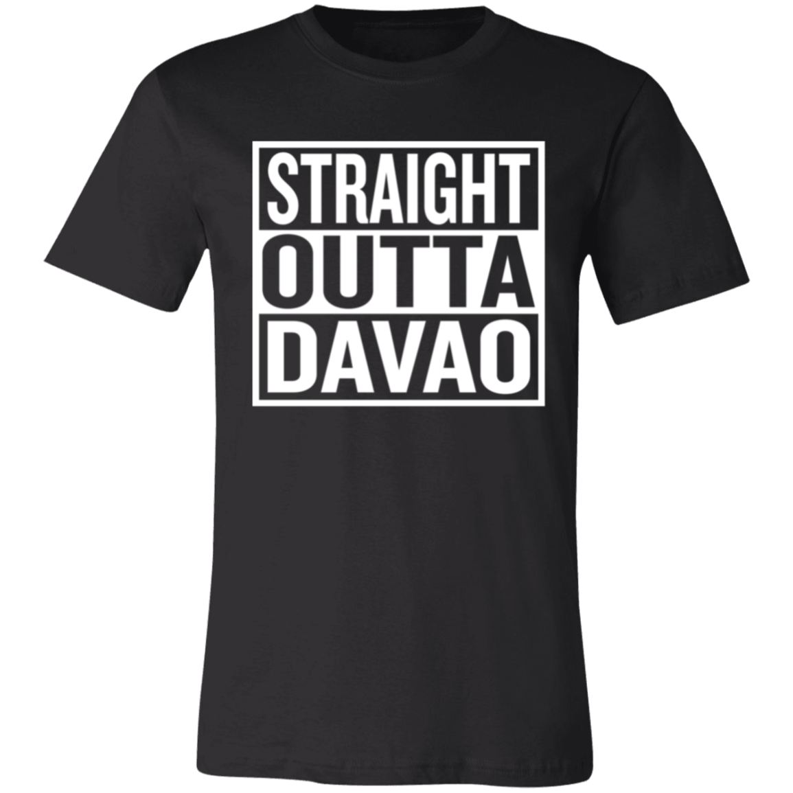 Straight Outta Davao Unisex Jersey T-Shirt
